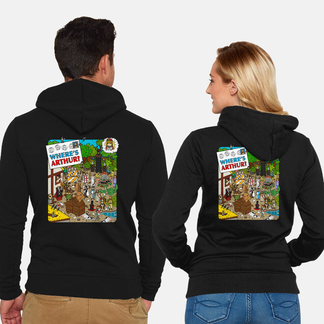 Where’s Arthur?-Unisex-Zip-Up-Sweatshirt-drbutler