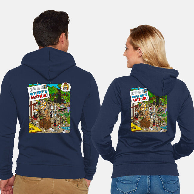 Where’s Arthur?-Unisex-Zip-Up-Sweatshirt-drbutler