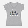 The Aliens-Womens-V-Neck-Tee-drbutler