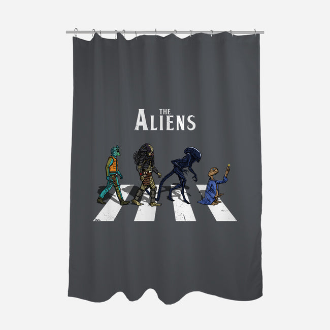 The Aliens-None-Polyester-Shower Curtain-drbutler
