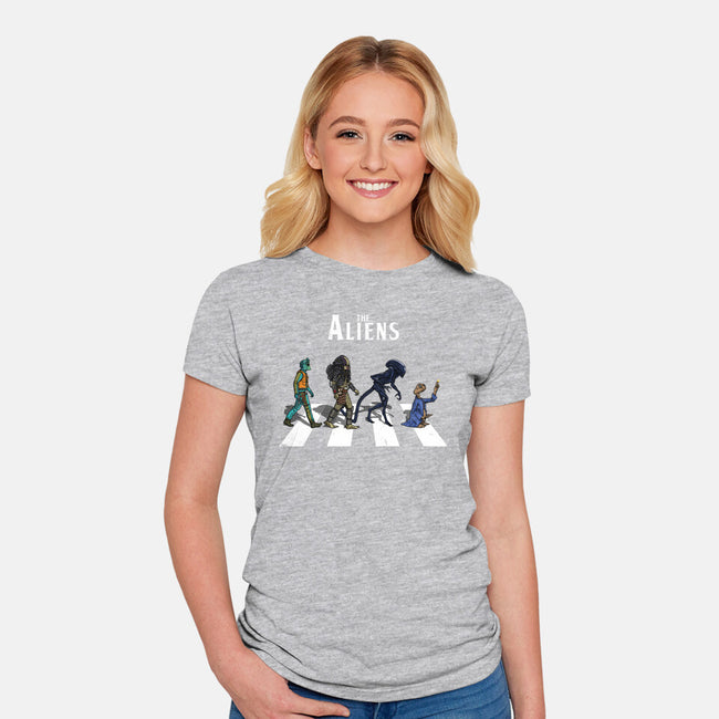 The Aliens-Womens-Fitted-Tee-drbutler