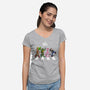 The 80s-Womens-V-Neck-Tee-drbutler