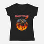 Iron Python-Womens-V-Neck-Tee-drbutler