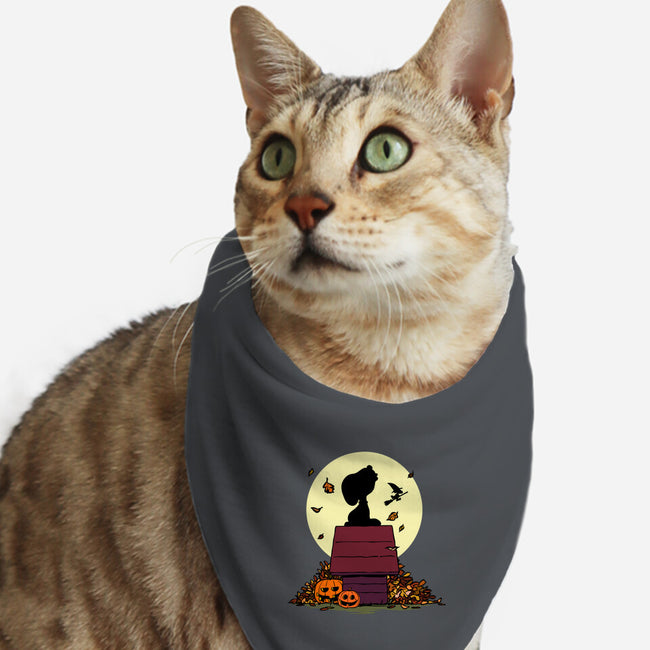 Halloween Vibes-Cat-Bandana-Pet Collar-drbutler