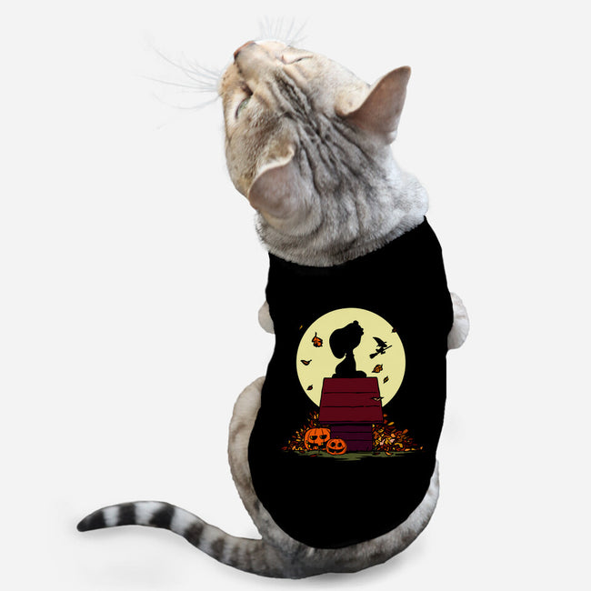 Halloween Vibes-Cat-Basic-Pet Tank-drbutler