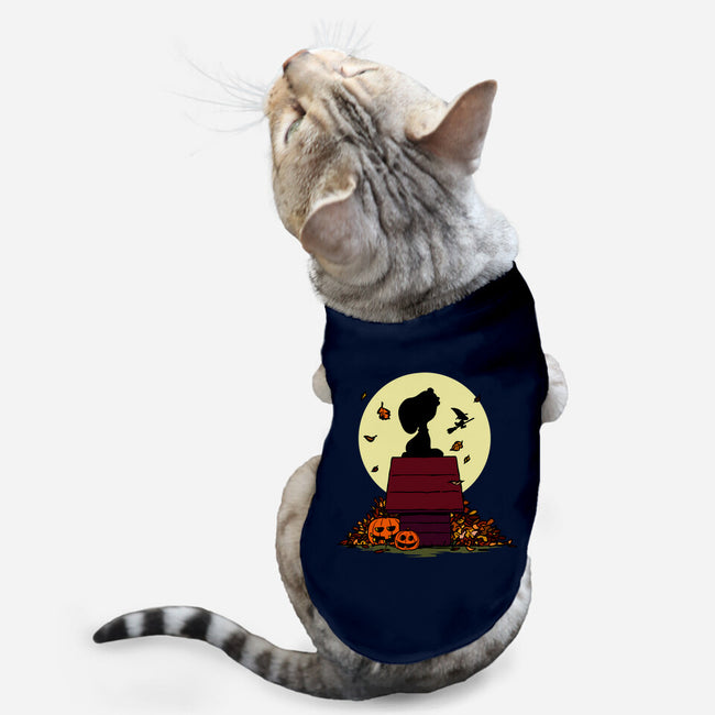 Halloween Vibes-Cat-Basic-Pet Tank-drbutler