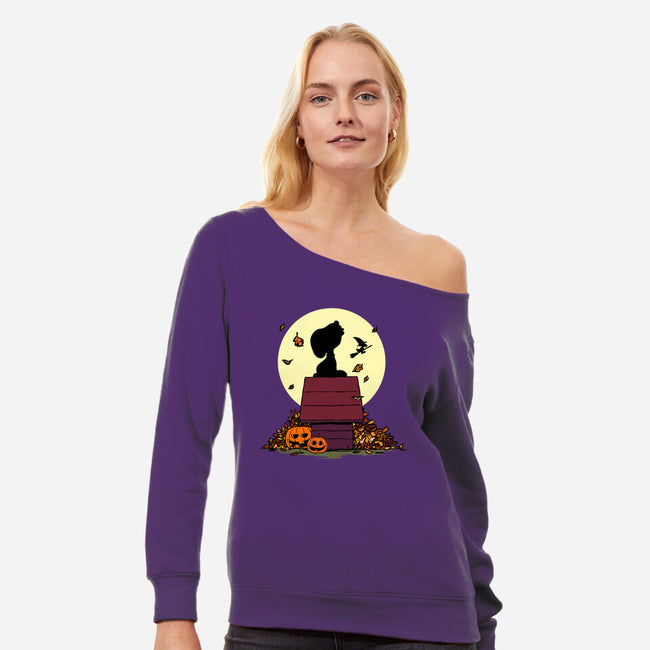 Halloween Vibes-Womens-Off Shoulder-Sweatshirt-drbutler