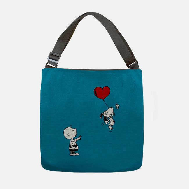 Balloon Beagle-None-Adjustable Tote-Bag-drbutler