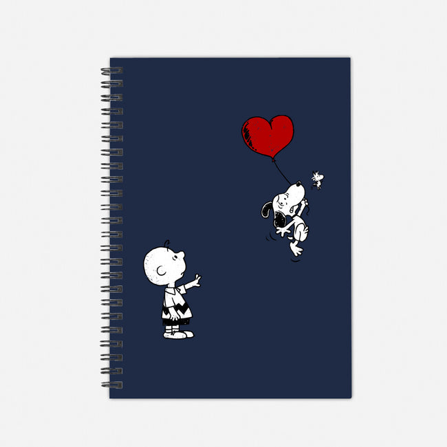 Balloon Beagle-None-Dot Grid-Notebook-drbutler