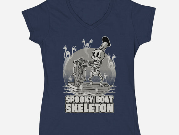 Spooky Boat Skeleton