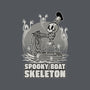 Spooky Boat Skeleton-None-Removable Cover w Insert-Throw Pillow-Studio Mootant