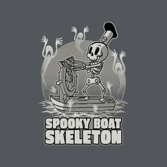 Spooky Boat Skeleton-None-Zippered-Laptop Sleeve-Studio Mootant