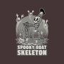 Spooky Boat Skeleton-None-Stretched-Canvas-Studio Mootant