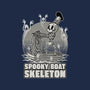 Spooky Boat Skeleton-Baby-Basic-Tee-Studio Mootant
