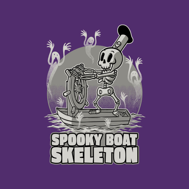 Spooky Boat Skeleton-Unisex-Crew Neck-Sweatshirt-Studio Mootant