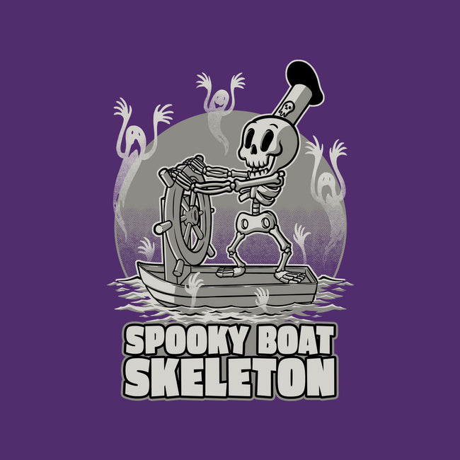 Spooky Boat Skeleton-None-Fleece-Blanket-Studio Mootant