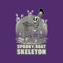 Spooky Boat Skeleton-Womens-Basic-Tee-Studio Mootant