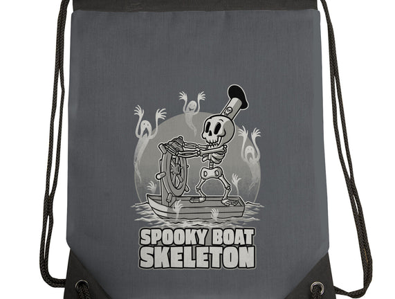 Spooky Boat Skeleton