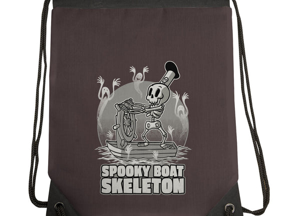 Spooky Boat Skeleton