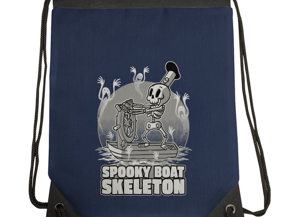 Spooky Boat Skeleton