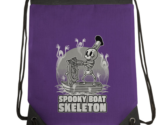 Spooky Boat Skeleton