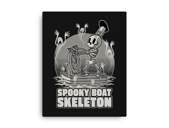 Spooky Boat Skeleton