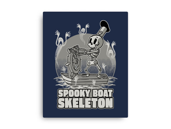 Spooky Boat Skeleton