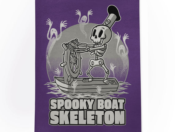 Spooky Boat Skeleton