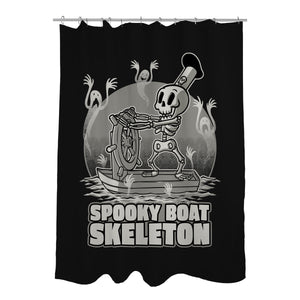 Spooky Boat Skeleton