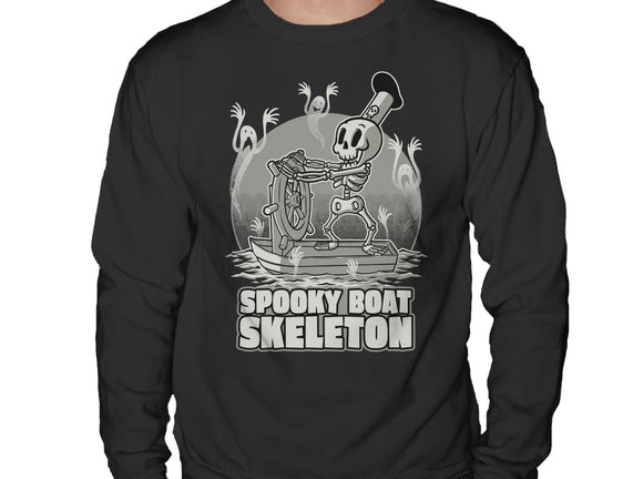 Spooky Boat Skeleton