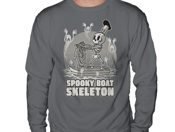 Spooky Boat Skeleton