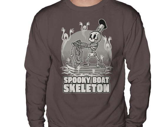 Spooky Boat Skeleton