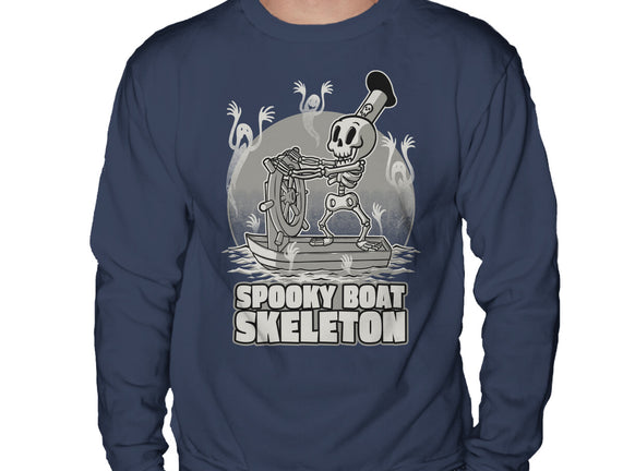 Spooky Boat Skeleton