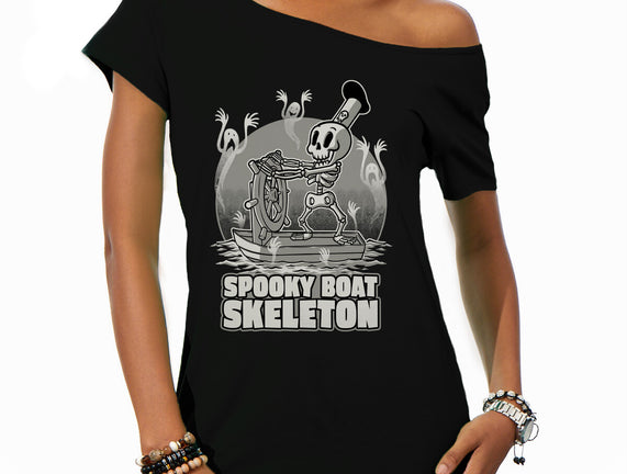 Spooky Boat Skeleton