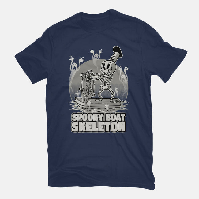 Spooky Boat Skeleton-Mens-Premium-Tee-Studio Mootant