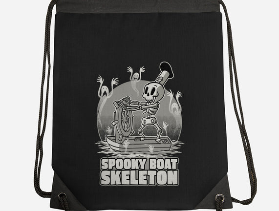 Spooky Boat Skeleton