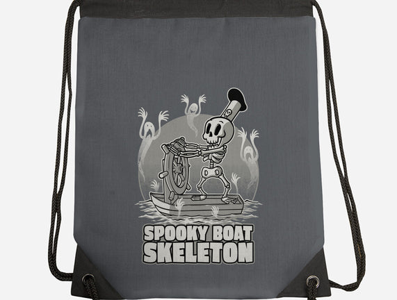 Spooky Boat Skeleton