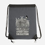 Spooky Boat Skeleton-None-Drawstring-Bag-Studio Mootant