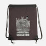 Spooky Boat Skeleton-None-Drawstring-Bag-Studio Mootant