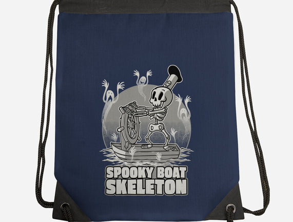 Spooky Boat Skeleton