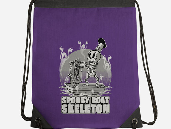 Spooky Boat Skeleton