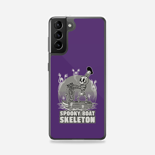 Spooky Boat Skeleton-Samsung-Snap-Phone Case-Studio Mootant
