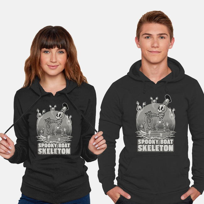 Spooky Boat Skeleton-Unisex-Pullover-Sweatshirt-Studio Mootant