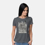 Spooky Boat Skeleton-Womens-Basic-Tee-Studio Mootant