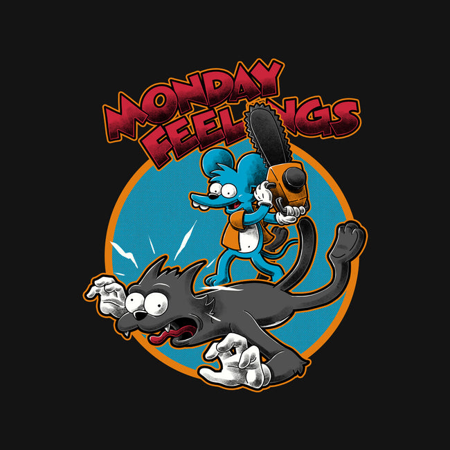 The Itchy And Scratchy Monday-Mens-Basic-Tee-Studio Mootant
