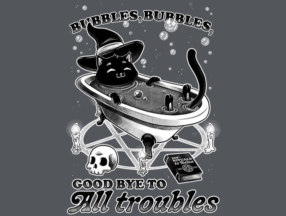 Bubble Bath Cat Witch