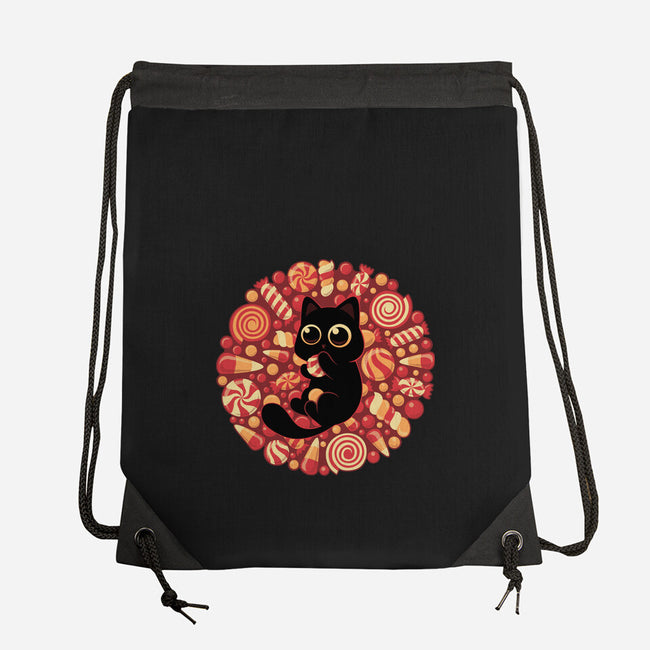 Kitty Candyland-None-Drawstring-Bag-erion_designs