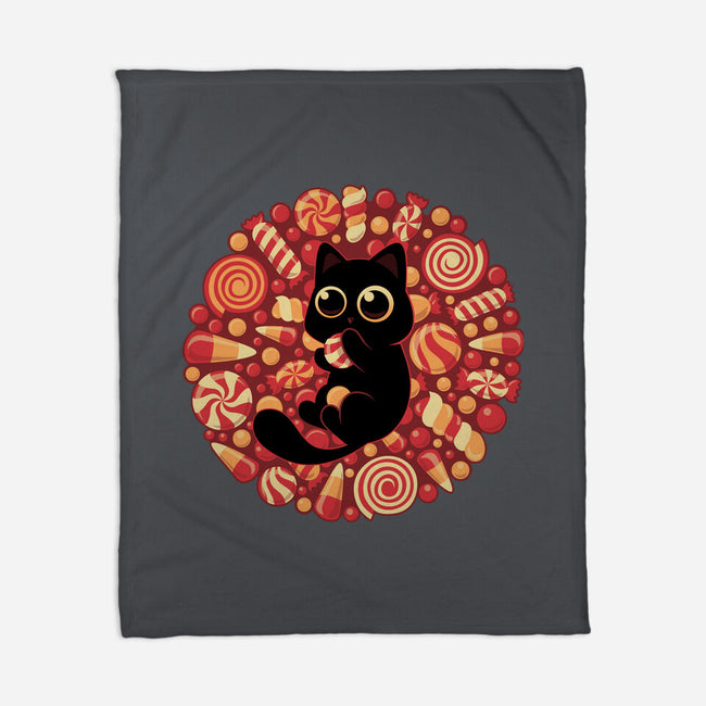Kitty Candyland-None-Fleece-Blanket-erion_designs