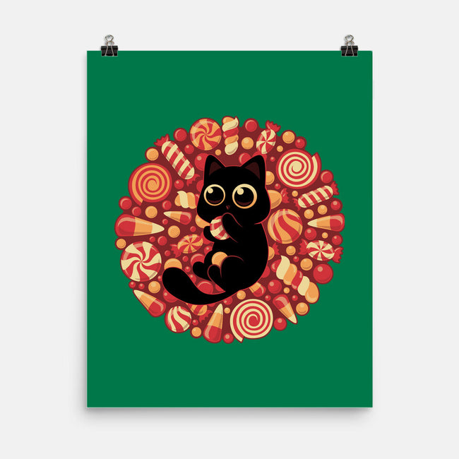 Kitty Candyland-None-Matte-Poster-erion_designs