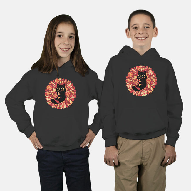 Kitty Candyland-Youth-Pullover-Sweatshirt-erion_designs